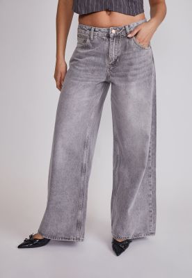 Imagen 1 del producto Jeans Mujer Widde Leg Lavado Gris Sioux