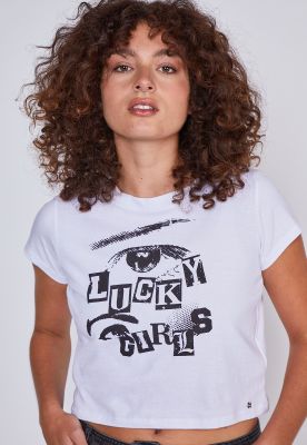Imagen 2 del producto Polera Mujer Lucky Girls Blanco Sioux