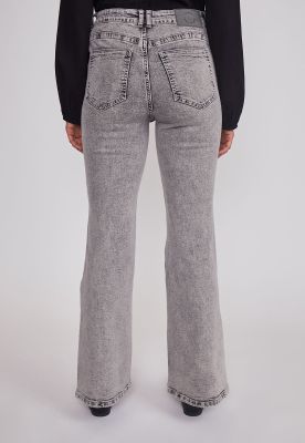 Imagen 2 del producto Jeans Mujer Flare Tiro Alto Gris Sioux