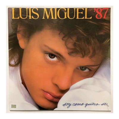 VINILO LUIS MIGUEL '87/ SOY COMO QUIERO SER 1LP