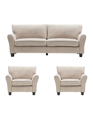 Imagen 2 del producto  Living 3 Cuerpos New Charlotte Beige + 2 Bergers KM2500