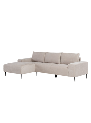 Sofá Seccional Izquierdo Moderno Beige Castelo KM2315LIV
