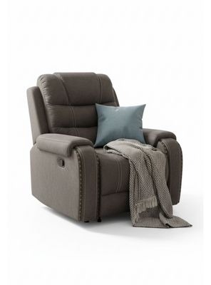 Imagen 2 del producto Berger Reclinable y Mecedor Gris Moderno Verona 6035CHGR