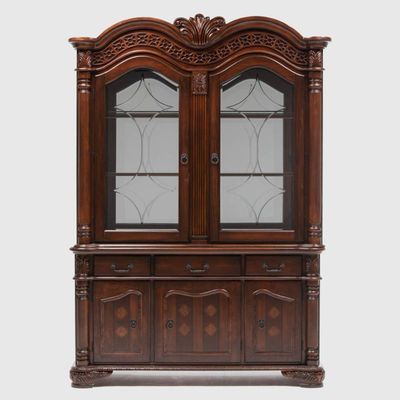 Imagen 2 del producto Vitrina Chelsea Tradicional de Madera Clasic Café