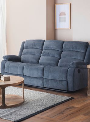 Imagen 2 del producto Living Reclinable Sofá 3 Cuerpos + 2 Bergers New Martell SET8040FF