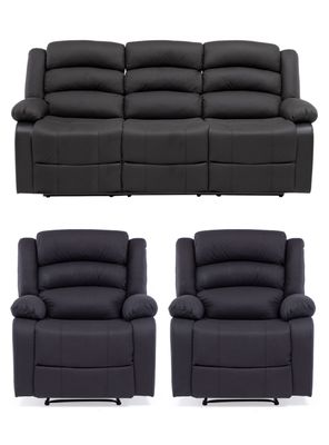 Imagen 2 del producto Living Reclinable 3 Cuerpos + 2 Bergers New Praga Set8041FF