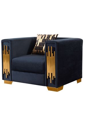 Imagen 2 del producto Sillón Elegante 1 Cuerpo Moderno Negro Spencer SF2003CH