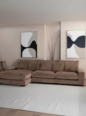 Sofá Seccional Izquierdo Moderno Kansas