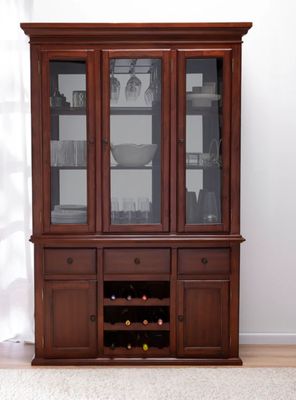 Imagen 1 del producto Vitrina De Madera Tradicional Vaetz Oregon Café