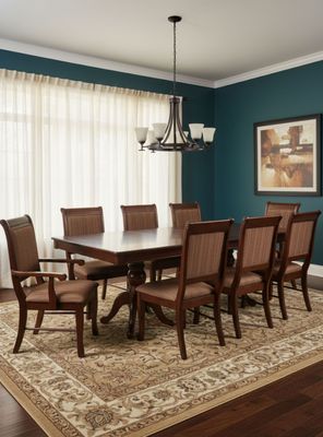 Mesa Comedor + 8 Sillas Ternara Daniels D1888-6