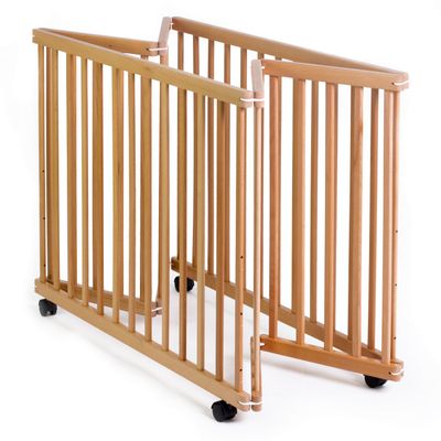 Imagen 2 del producto Corral Cuna 2 en 1 Altura Ajustable en Madera Happy Dino