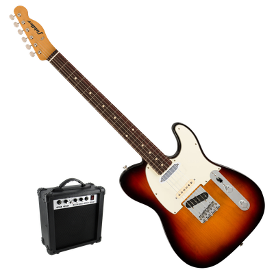 Guitarra Eléctrica Richards Sunburst + Amplificador 10w