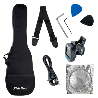 Imagen 2 del producto Bajo Eléctrico Harris Negro + Amplificador 20w