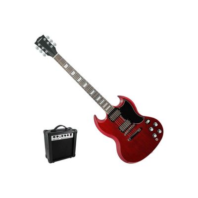 Guitarra Eléctrica Young Cherry + Amplificador 10w
