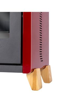 Imagen 2 del producto Estufa a pellet Bambu 6000 roja Amesti