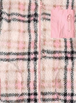 Imagen 2 del producto Polerón Peludo Niña con Bolsillo y Cuadrille