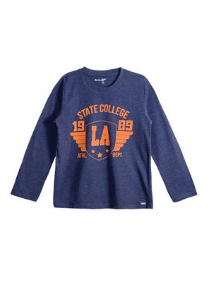 Polera Niño Básica  con Terciopelo