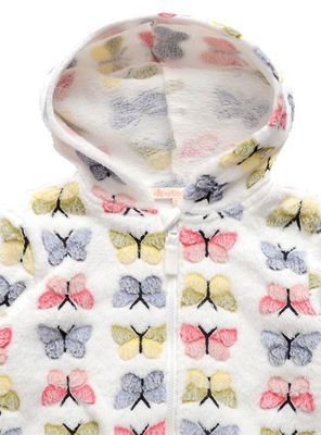 Imagen 2 del producto Polerón Peludo Bebé Niña Mariposas