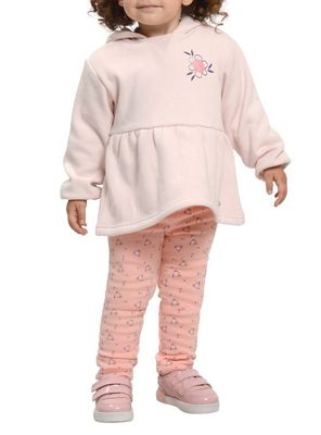 Conjunto Polerón y Calza Interior Peludo Bebé Niña