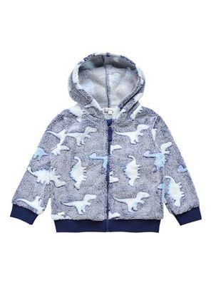 Polerón Peludo Bebé Niño con Gorro