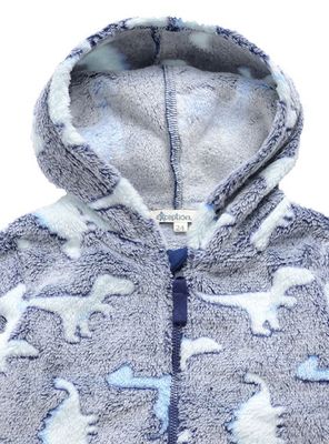 Imagen 2 del producto Polerón Peludo Bebé Niño con Gorro