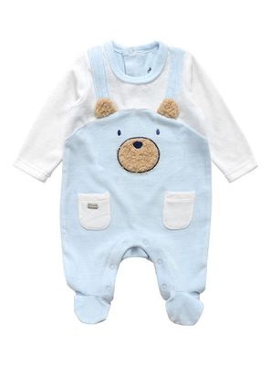 Osito Plush Bebé Niño con Broches