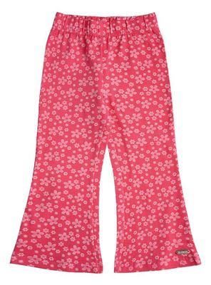 Calza Flare Bebé Niña con Flores