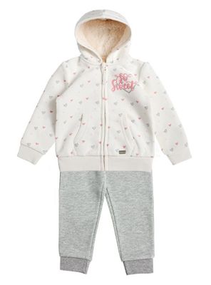 Imagen 2 del producto Conjunto Polerón y Pantalón Buzo Franela Bebé Niña