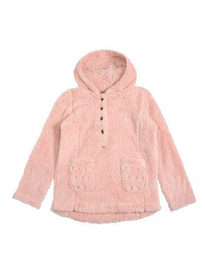 Imagen 2 del producto Polerón Peludo Niña Tela con Brillos y Bordado