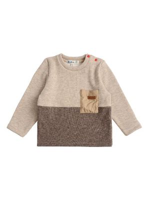 Imagen 2 del producto Polera Manga Larga Interior Frisado Bebé Niño con Bolsillo