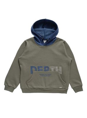 Polerón Interior Peludo Niño Bolsillo Canguro