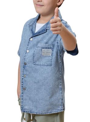 Imagen 1 del producto Camisa Mezclilla Niño con Bolsillo
