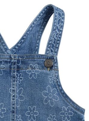 Imagen 2 del producto Jumper Mezclilla Bebé Niña con Flores