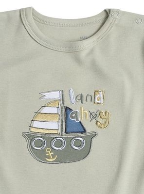 Imagen 2 del producto Pack 2 Body Bebé Niño con Parche y Bordado