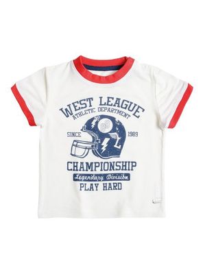 Polera Bebé Niño Manga Corta Algodón