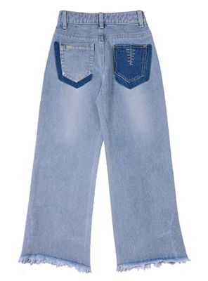 Imagen 2 del producto Jeans Mezclilla Palazzo Niña Algodón Elasticado
