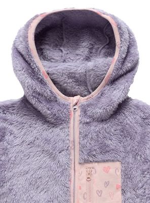 Polerón Peludo Niña con Aplicación