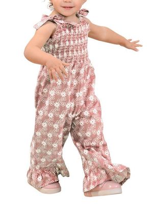 Enterito Largo Tela Bebé Niña Calce Palazzo