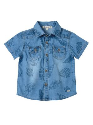 Camisa Body Mezclilla Liviana Bebé Niño