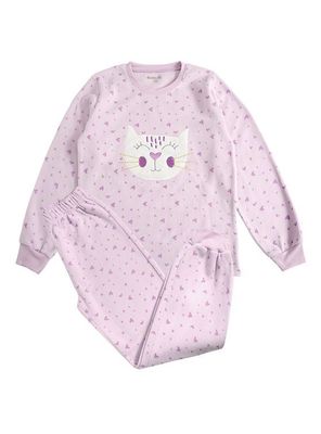 Pijama Polar Niña Gatito
