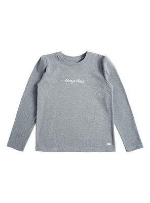 Imagen 2 del producto Polera Manga Larga Afranelada Niña con Estampado, Glitter y Strass