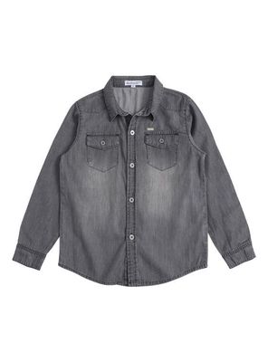 Camisa Manga Larga Mezclilla Niño
