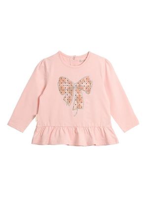 Polera Manga Larga Bebé Niña Cinta