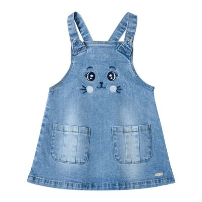 Imagen 1 del producto Jumper Mezclilla Elasticada Bebé Niña