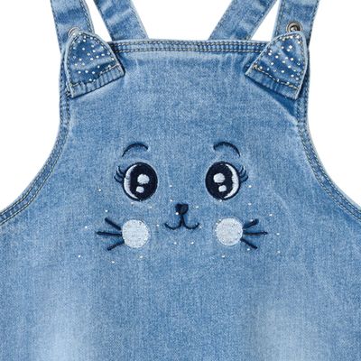 Imagen 2 del producto Jumper Mezclilla Elasticada Bebé Niña