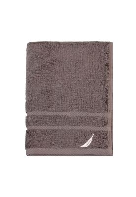 Toalla de mano Nautica SIGNATURE Premium 100% algodón gris oscuro