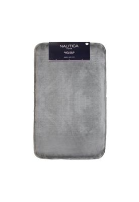 Alfombra de Baño Nautica Home flannel 50x80cm absorbente gris