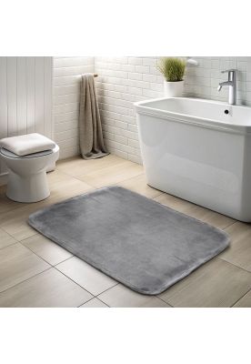 Imagen 2 del producto Alfombra de Baño Nautica Home flannel 50x80cm absorbente gris