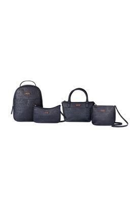 Imagen 1 del producto Pack de 4 Nautica Mochila + bandolera + Cartera + Bolso tipo cartera azul