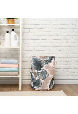 Cesto para ropa plegable Nautica Home 42x55cm hojas tropicales